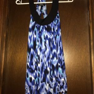 Tank top with open back